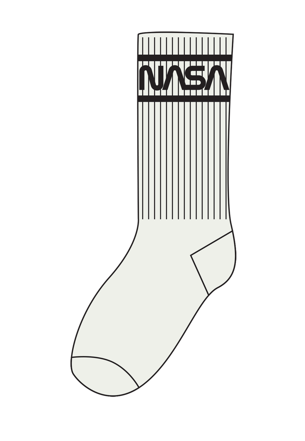 NMMAFSA Socks - Bright White