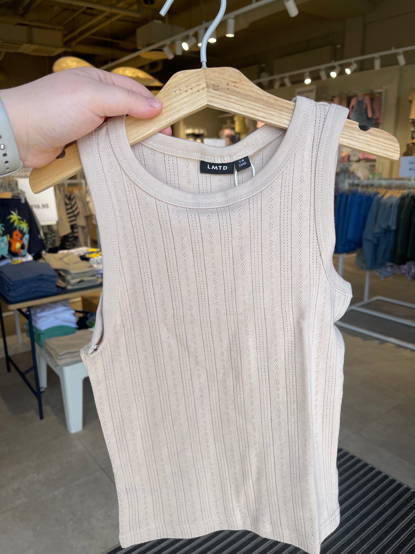 NLFNOMINA Tank-Top - Oxford Tan
